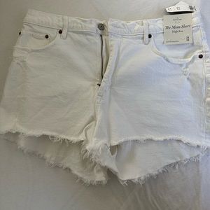 The Mom Short High Rise Curve Love NWT